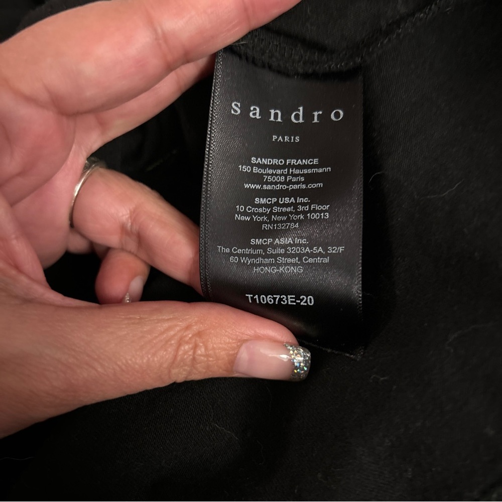 Sandro Paris beaded detail tshirt - Picture 8 of 8